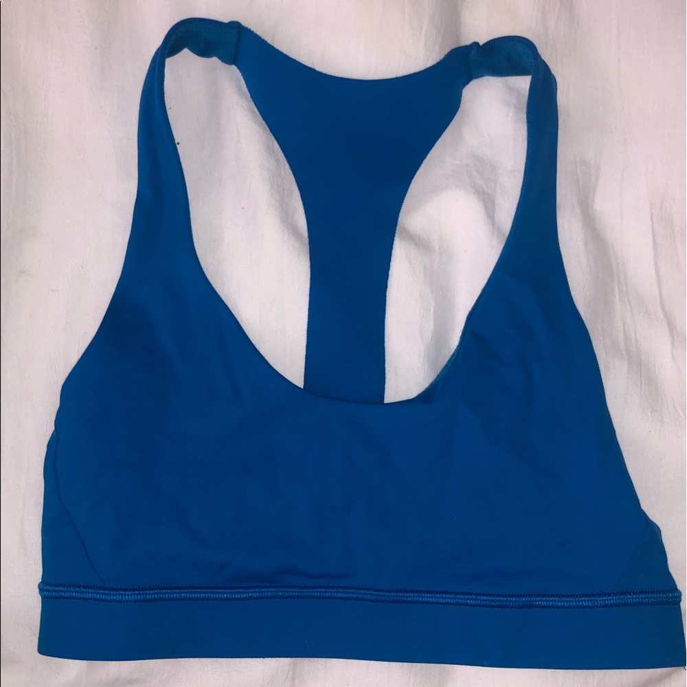 Lululemon Blue Sports Bra Size 6